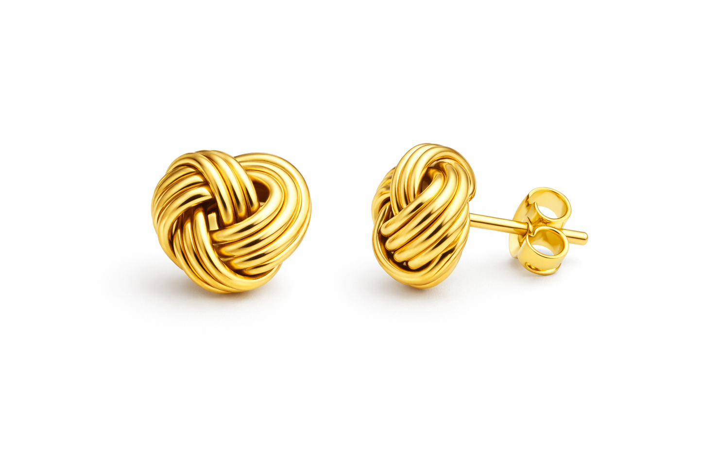 Gold earrings
