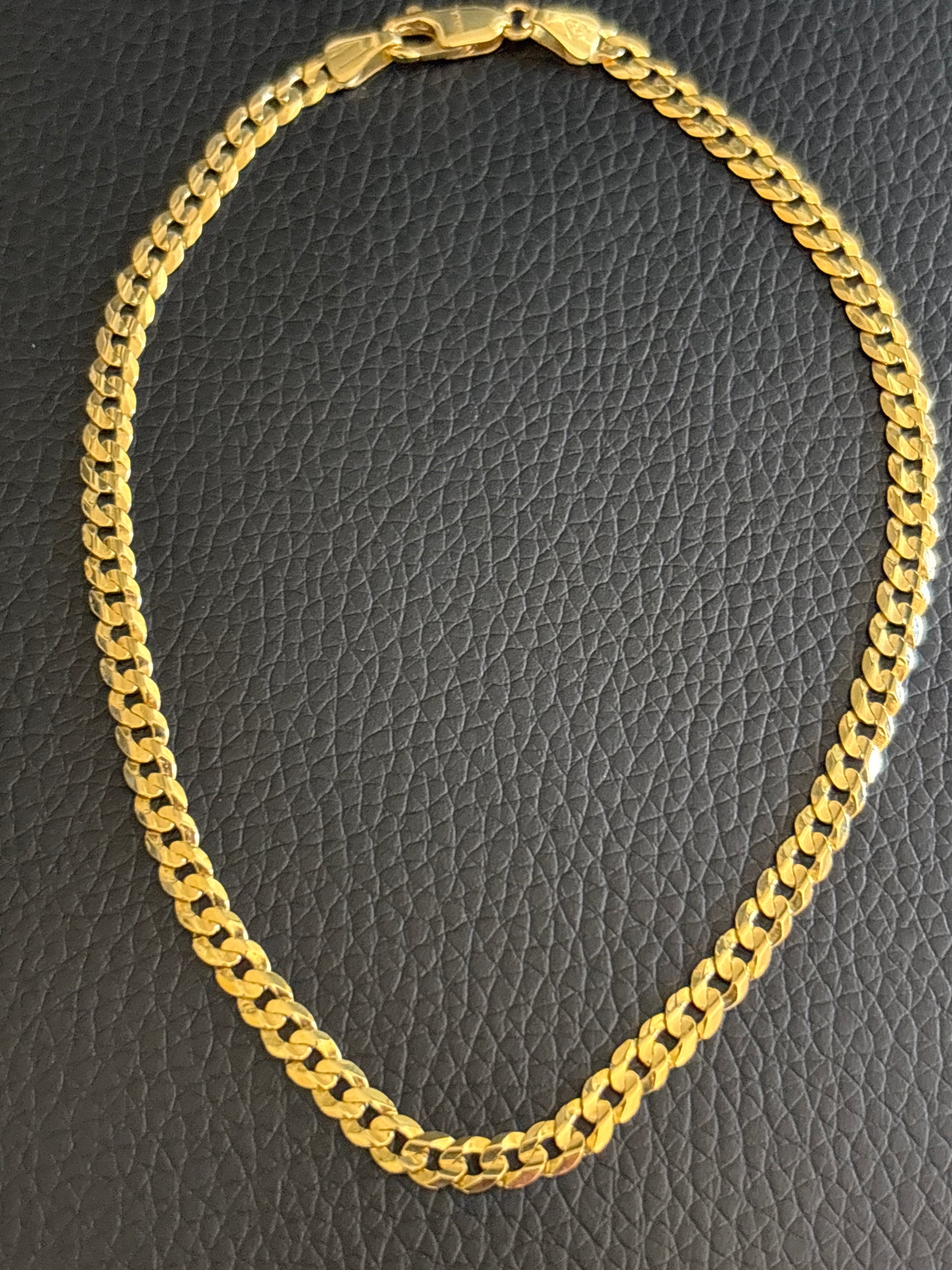 Real 10k gold anklet, size #10 4.2 mm