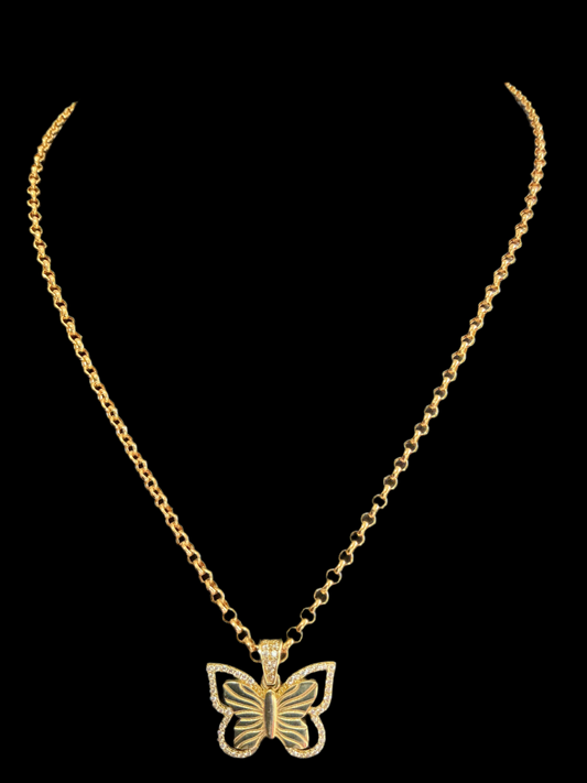 Rolo model chain, size 16, 2.8mm, real 10k gold