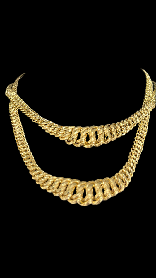 Chokers size 18 gold 10k real