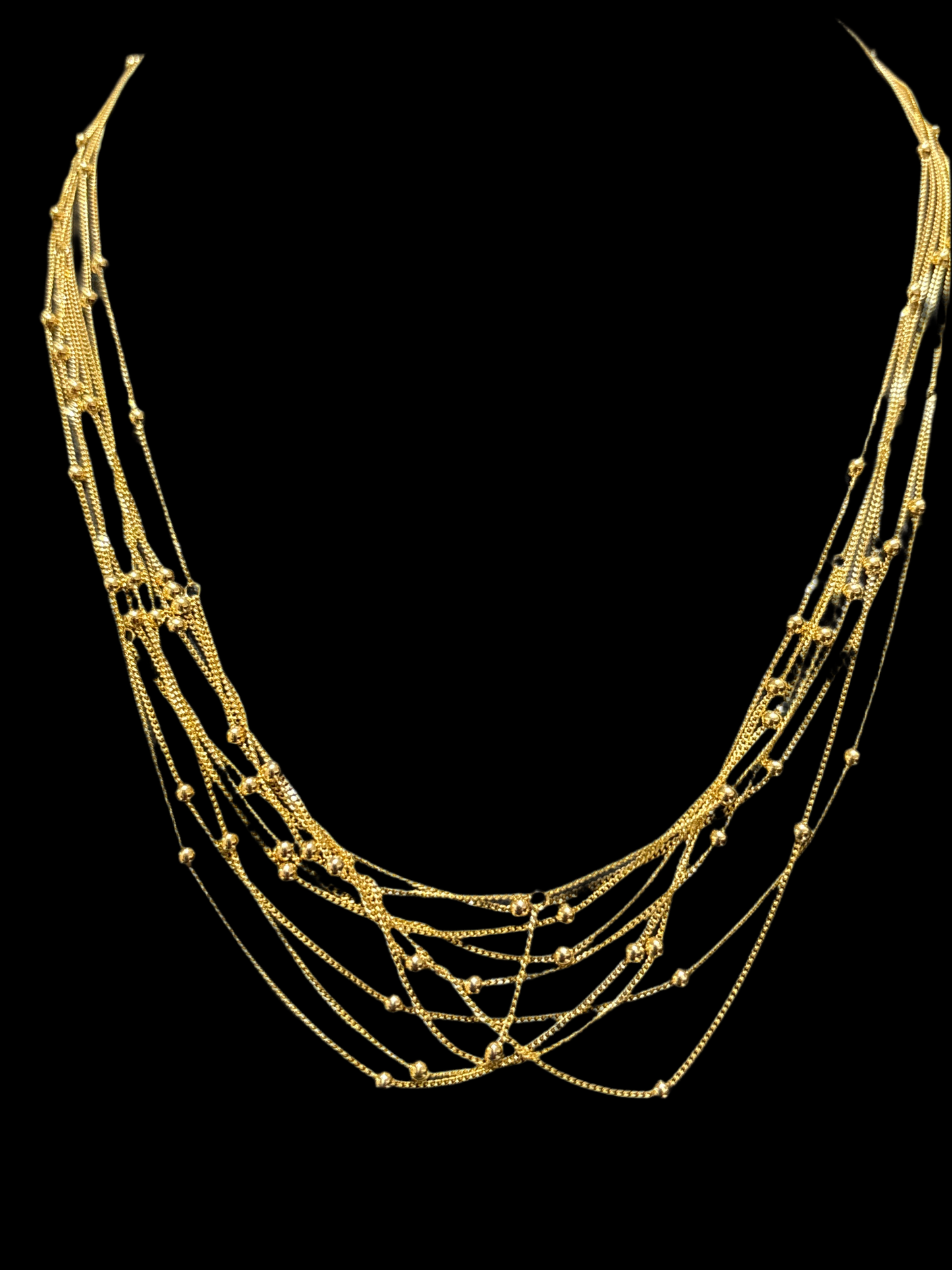 14k real gold bullet chain, size 16
