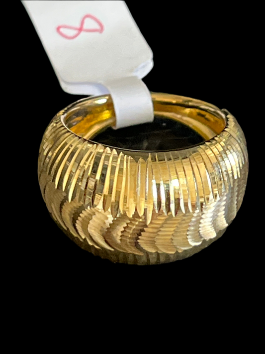 Real 10k gold lady ring, size 8