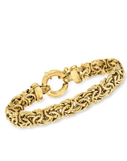 Beautiful 10K Real Gold Bracelet for Women – Size 8 ✨💛