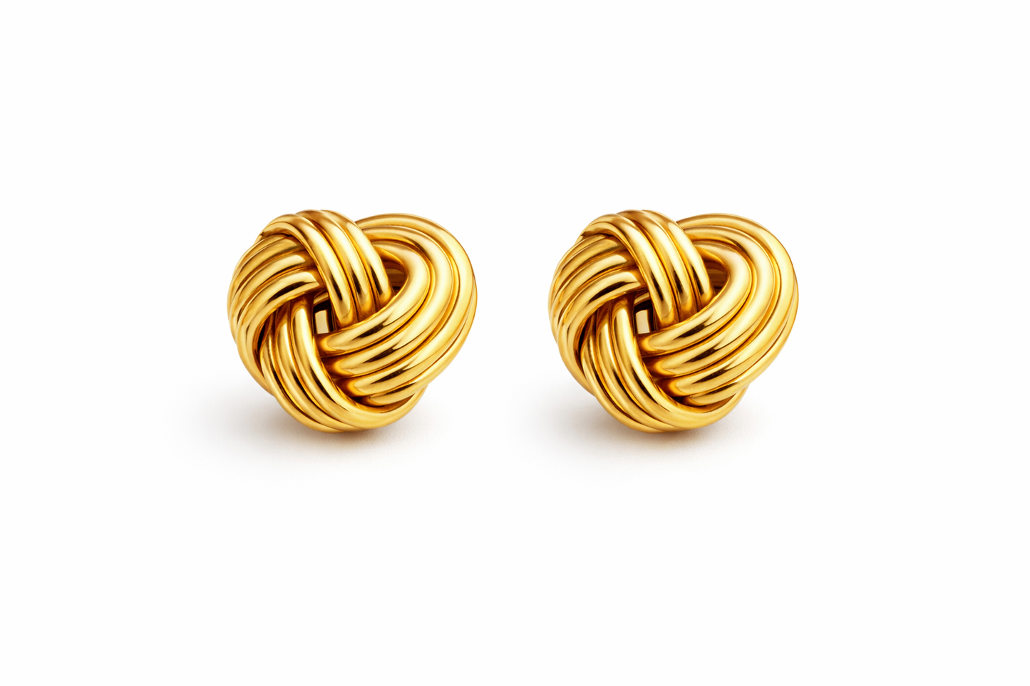 Gold earrings