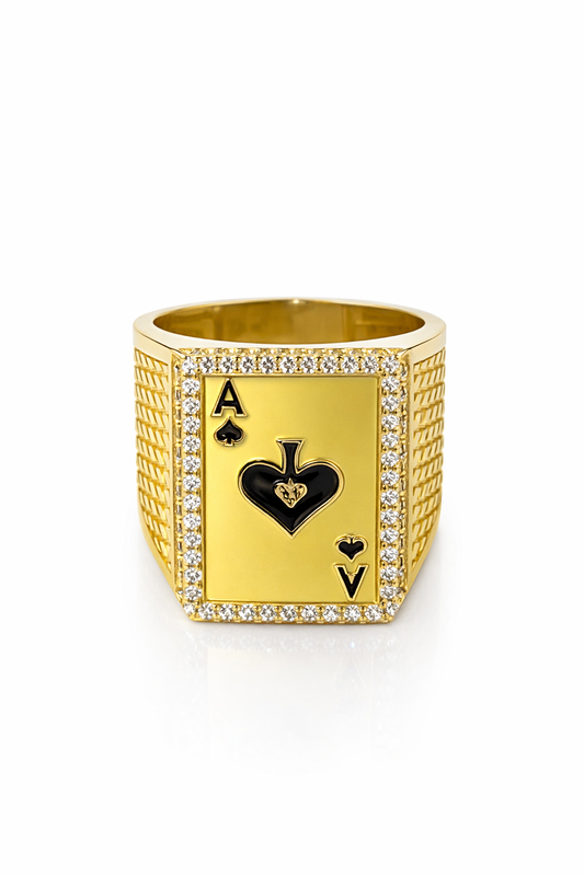 Beautiful ring for men gold 10k real size 11