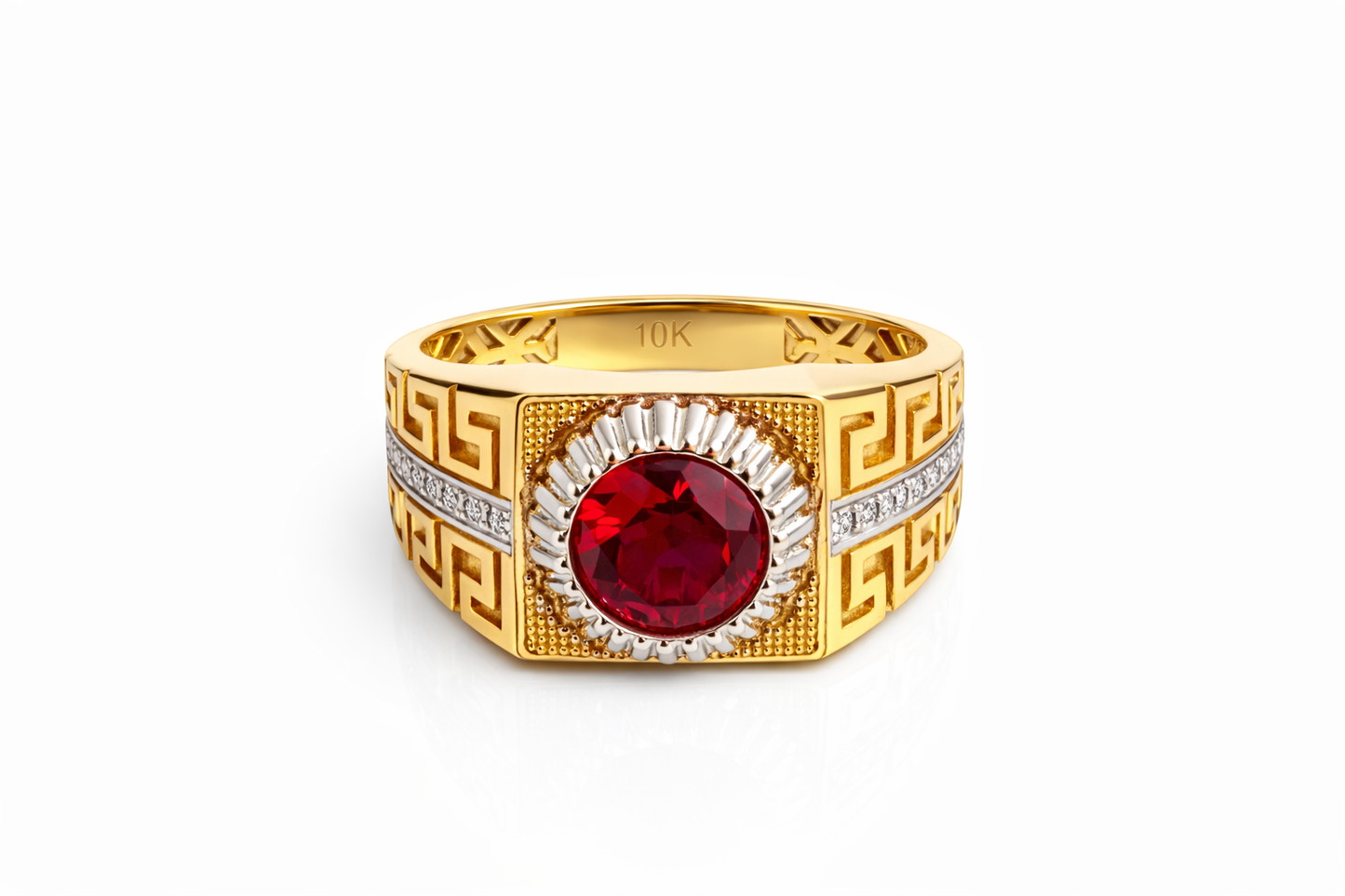 Beautiful gold ring 10k real size 11