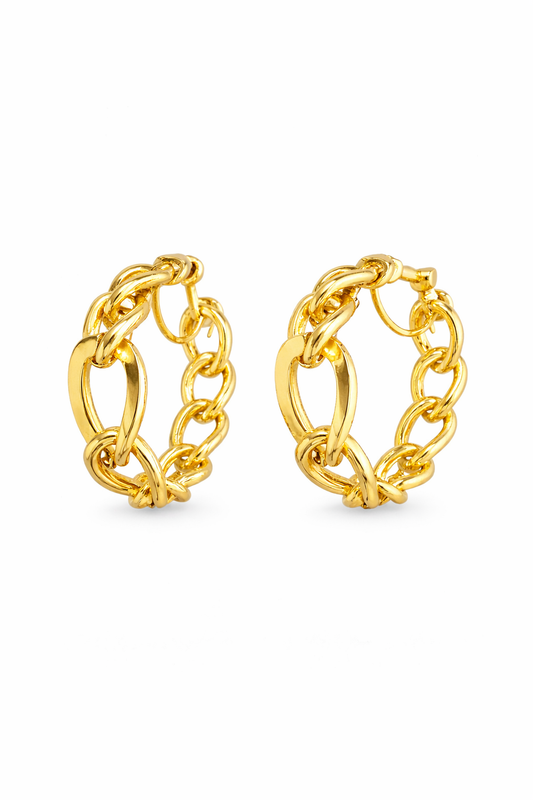 Beautiful ladies earrings 10k real gold